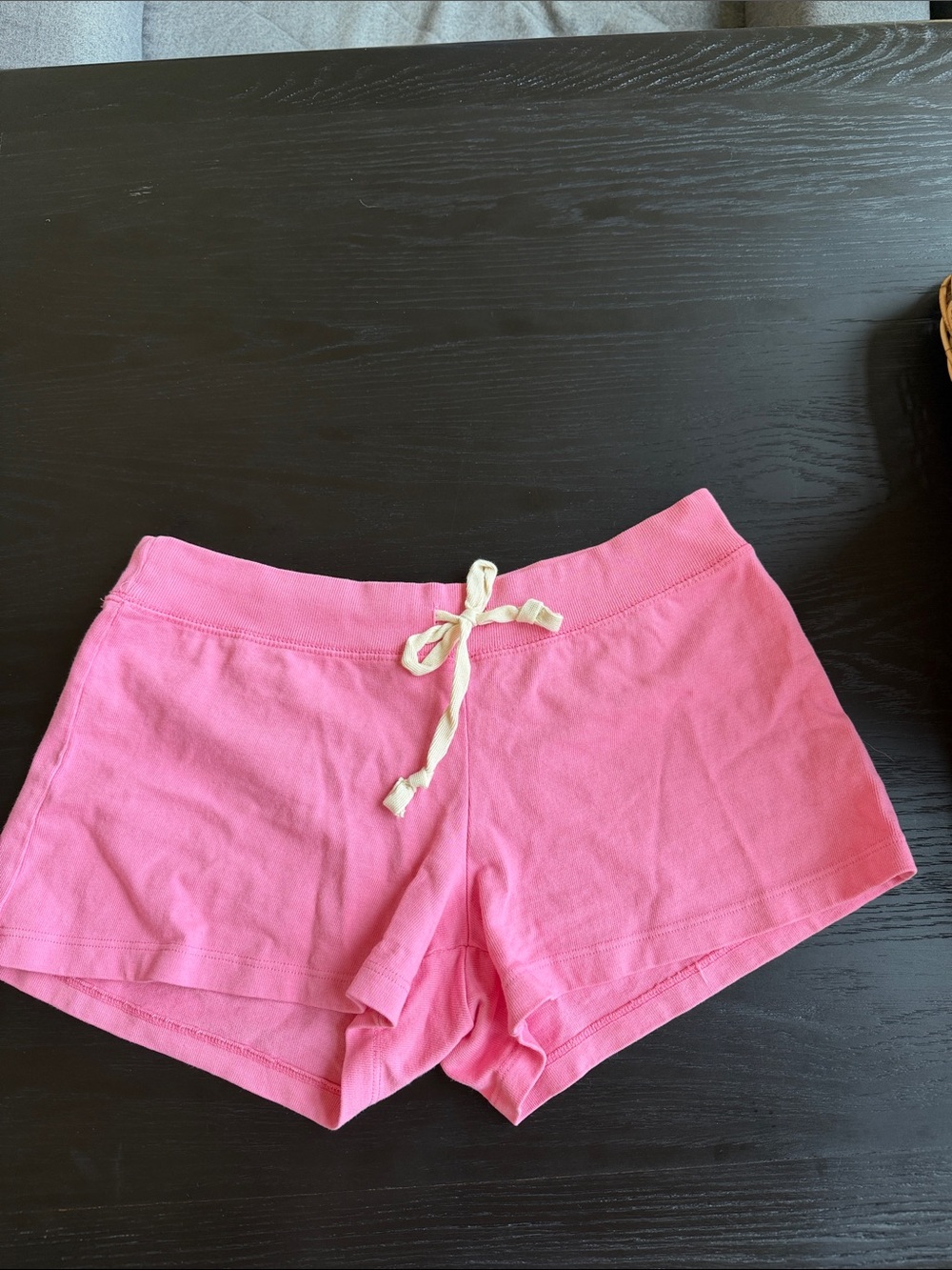 Brandy Melville pink Drawstring Cotton Lounge Shorts